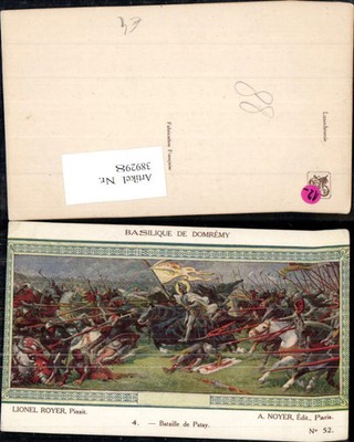 389298,Künstler Ak Lionel Royer Bataille de Patay Schlacht 19 Jahrhundert 