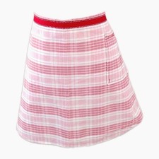 New 1950s Style Handmade Red Gingham Half Apron with Pocket brand new handmade