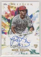 2020 Topps Inception Rookies & Emerging Stars 234/245 Nick Solak Auto 0c2t