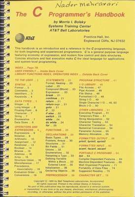 The C Programmer's Handbook by Bolsky