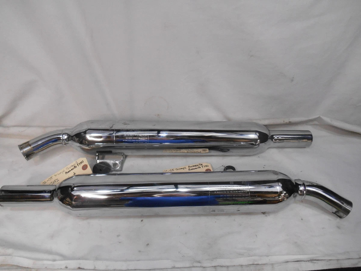 Triumph Chrome Motorcycle Silencers, Mufflers and Baffles for sale