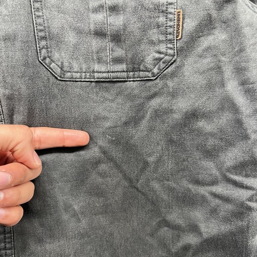 Legendary Whitetails Shirt Jacket Mens Extra Large Grey Shacket Flannel Lined - Picture 6 of 14