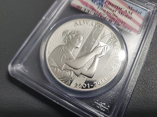 2011-W PCGS PR69DCAM 9-11 NATIONAL SERVICE MEDAL - US MINT 1 OZ 999 FINE SILVER - Bild 8 von 17