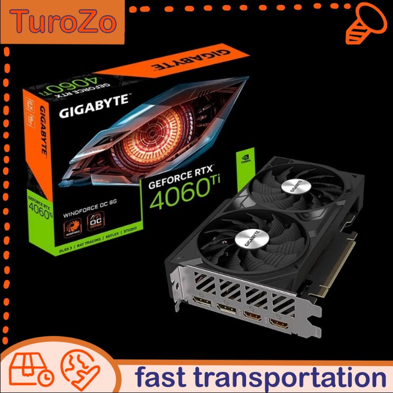 4060 Gigabyte GeForce RTX Ti WINDFORCE OC 8GB Graphics Card New