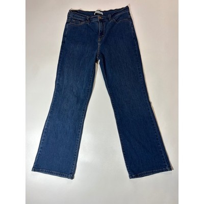 Levi's 512 Boot Cut Jeans Womens 12 Short Blue Excellent Perfectly Slimming