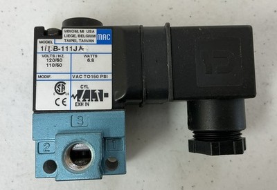 NEW MAC VALVES INC. 111B-111JA SOLENOID VALVE, FREE SHIPPING