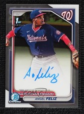 2024 Bowman Chrome Prospect Auto Angel Feliz #CPA-AF Auto 16wc