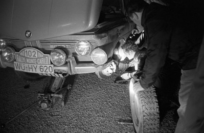 Peter Schafer Werner Freienstein BMW 2000 TI 1968 Rally Car Old Photo 2