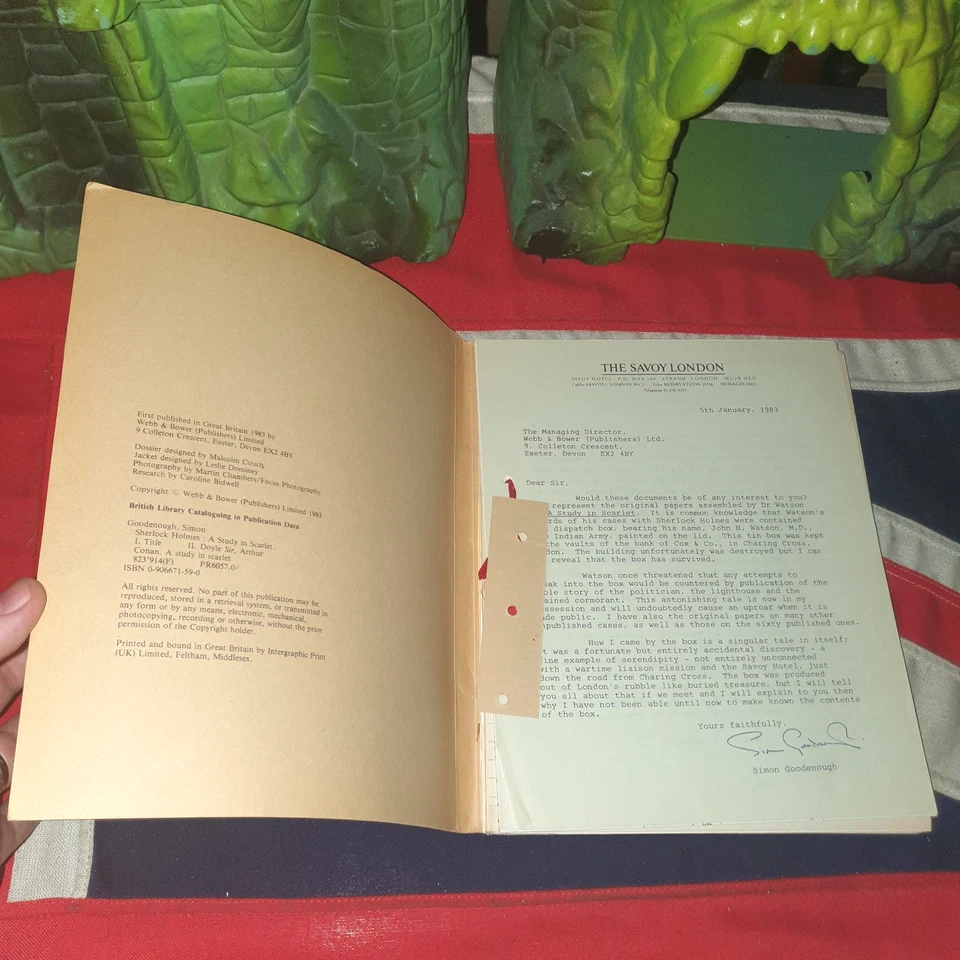 A Study In Scarlet SHERLOCK HOLMES MURDER MYSTERY Interactive Crime Dossier Game - Image 4 of 4