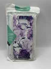 Funda Floral para LG Harmony 2 K10 2017 Delgada Antigolpes Cubierta Púrpura