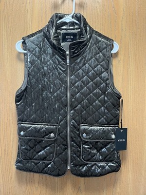 Active USA Women s Olive Green Velour Quilted Best