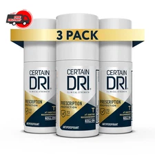 Certain Dri Clinical Antiperspirant 1.2 Ounce Pack Of 3 Prescription Strength