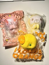 Rare Ibloom Squishy Bundle - Ibloom Grapefruit, Ibloom Bread dolls