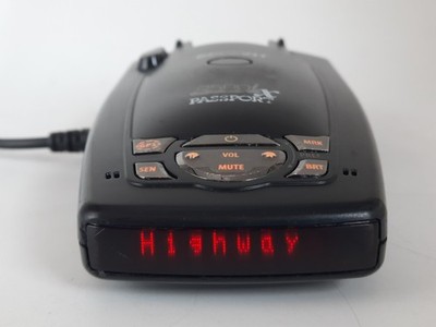 Escort Passport 9500ix Laser Radar Detector-Red Light-(No Charger/Mount)-TESTED