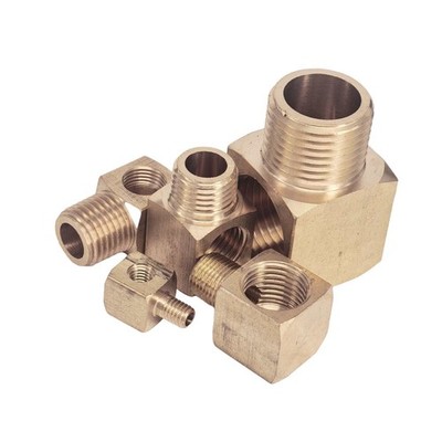 LOT2 BSPP Metric Male-Female Elbow Hex Brass Oil Pipe Fitting For Manifold Block