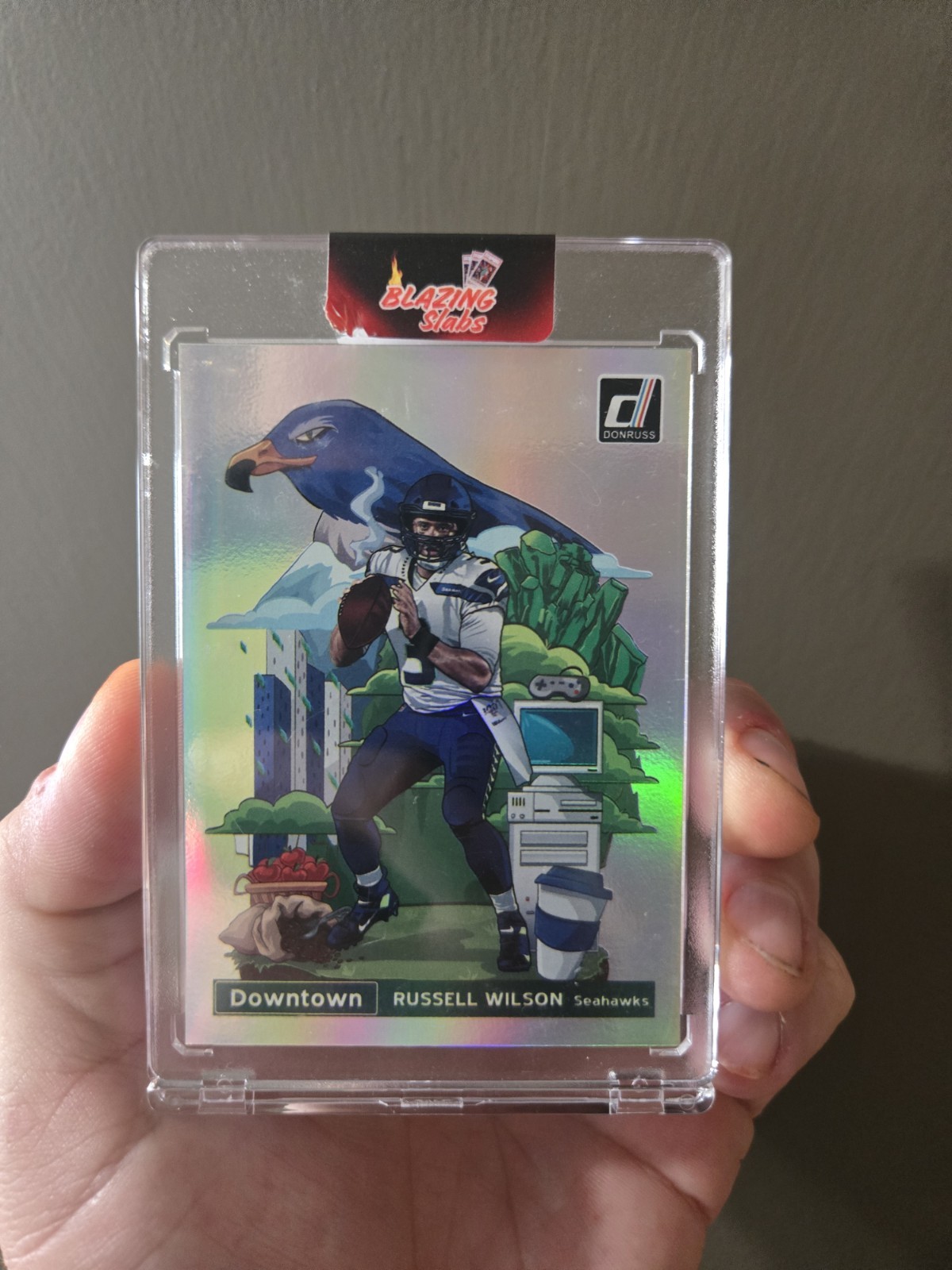 2020 Panini Donruss - Downtown - Russell Wilson #D-RW Seattle Seahawks 📈🔥