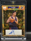 2004 LEAF PRO SET YAO MING HAKEEM OLAJUWON DUAL AUTO 1/1 YELLOW CRYSTALS ROCKETS
