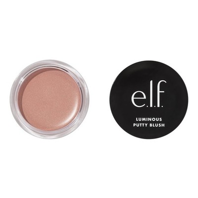 e.l.f. Luminous Putty Blush, Putty-to-Powder, Buildable Blush, MAUI