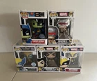Funko Pop Lot of 5 Marvel Wolverine Weapon X Composite Superman DC Heroes Mix