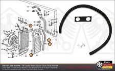 Porsche 911 Carrera Engine Oil Cooler Cover Seal Retrokit 93020735300 Oemetric Porsche 911 Carrera Engine Oil Cooler Cover Seal Retrokit 93020735300 Oemetric