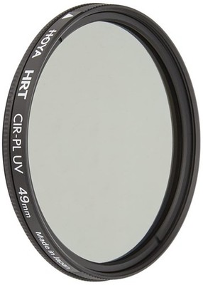 Hoya 49mm Zirkular Polarisations- und UV HRT Einschraubfilter 49mm, SCHWARZ 