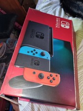 Nintendo Switch HAC-001(-01) Handheld Console - 32GB - Neon Blue/Red Joy-Con...
