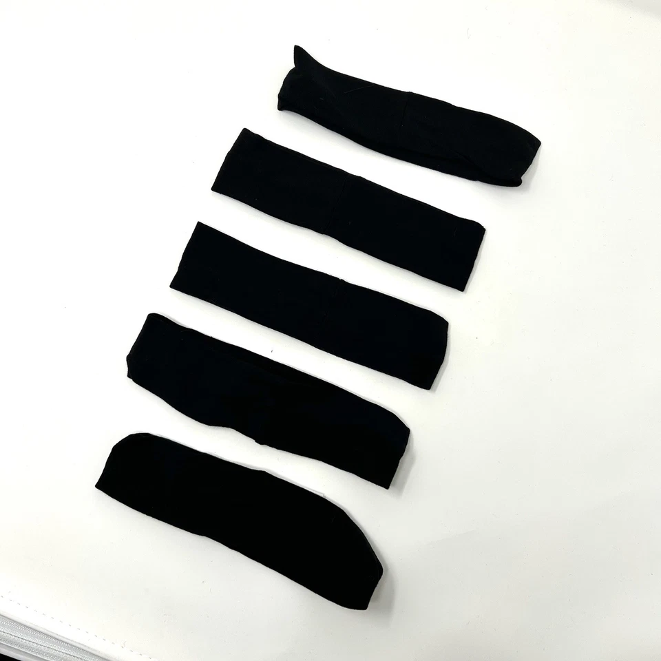 Lote de 5 diademas American Apparel negras talla única algodón elastano elástico nuevas sin etiquetas Foto 2 de 4