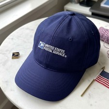 USPS Embroidered Blue Baseball Hat 6-Panel Br...