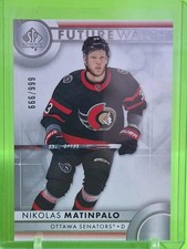 2023-24 Upper Deck SP Authentic Future Watch NIKOLAS MATINPALO 666/999 Senators