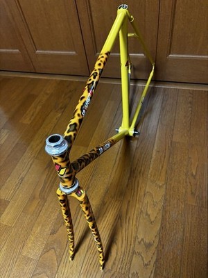 Super Rare Vintage Samson Leopard Pattern Chromoly Bike Frame | eBay