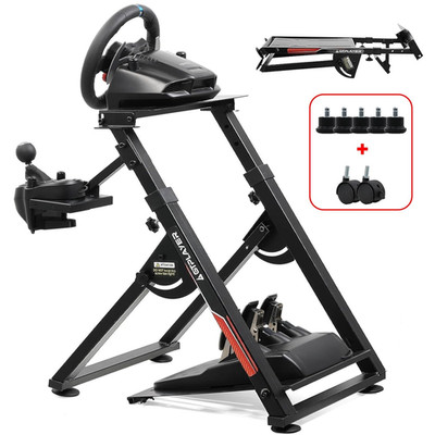 Sim Racing Wheel Stand Adjustable Cockpit for Logitech G29 G920 G923 Thrustmaste