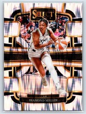 2024 Panini Select WNBA #25 Diamond Miller Prizms Silver Flash