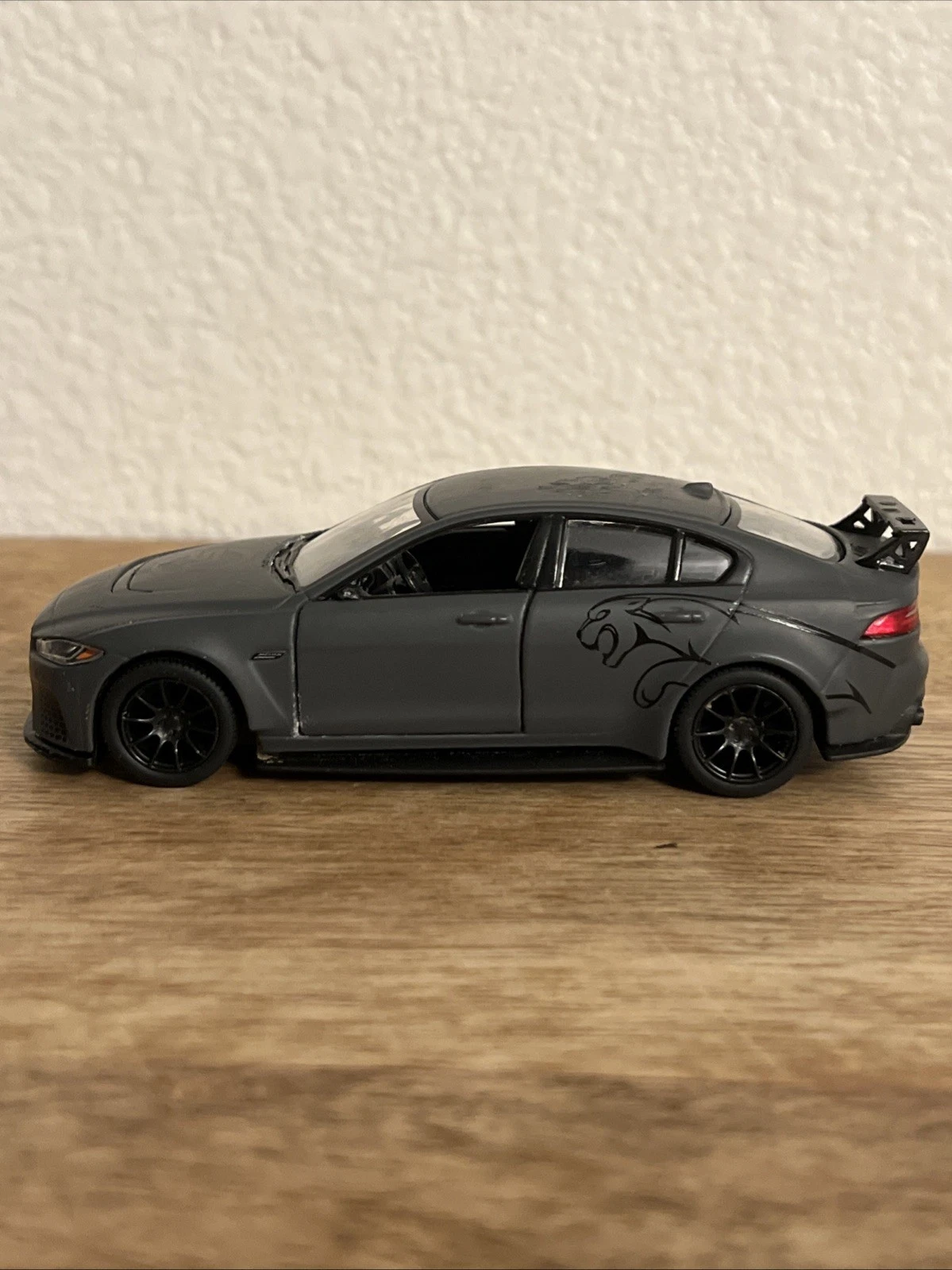 kinsmart 1/38 project 8 carro de brinquedo rodas de corda de metal 