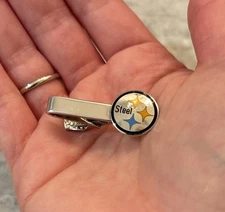 Vintage U.S. Steel - American Iron & Steel Institute Steelmark Logo Tie Clip