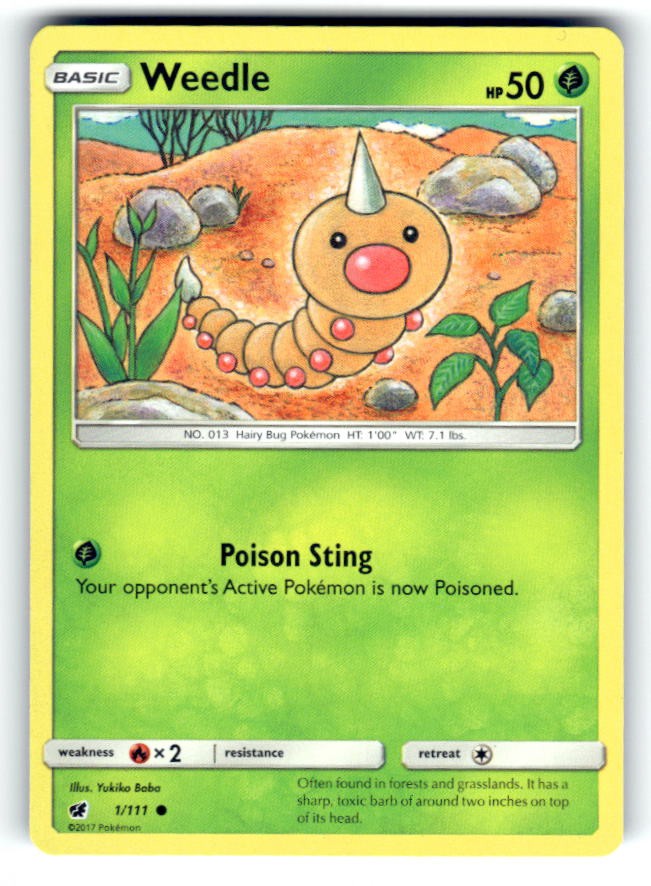 SM - Crimson Invasion #1/111 Weedle