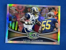 2012 Topps Chrome Refractors #87 Steven Jackson St. Louis Rams