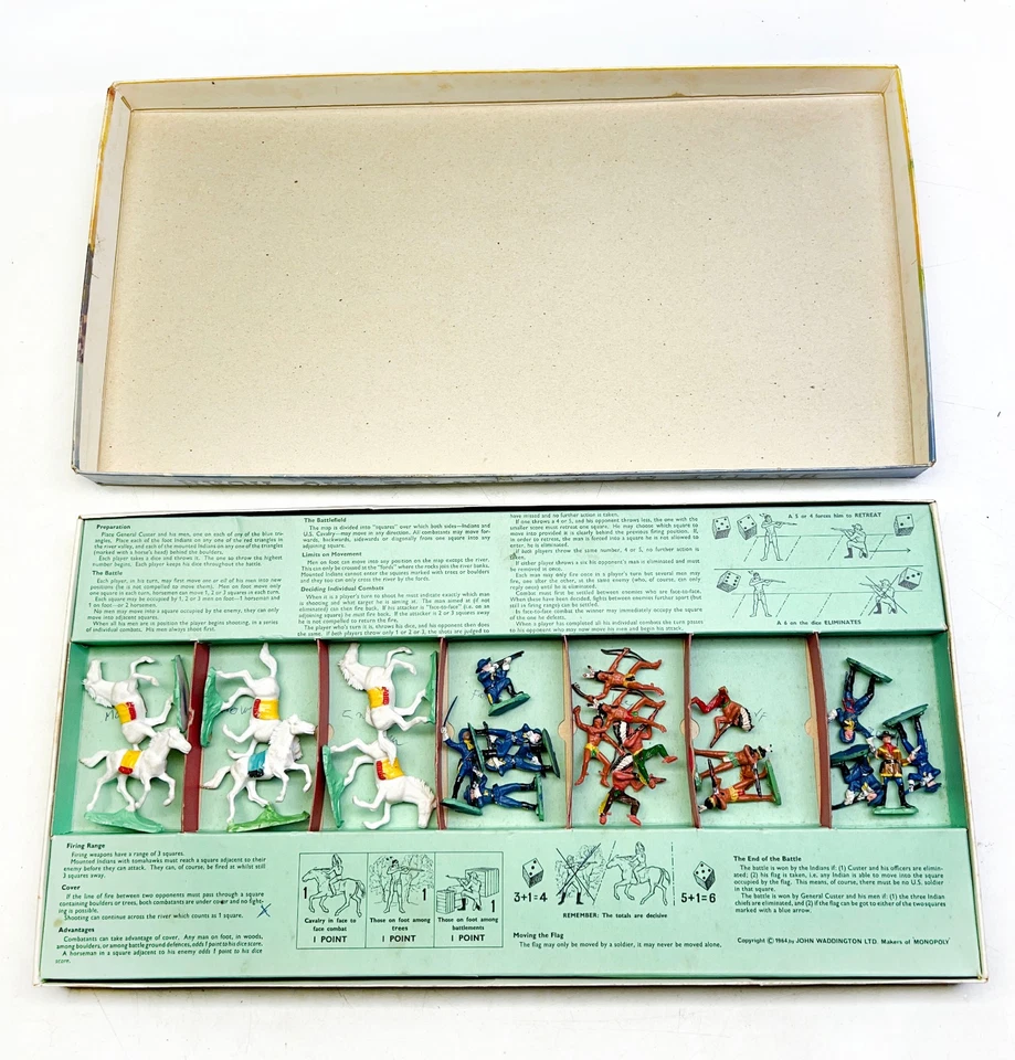 Vintage 1960s Waddingtons Battle of the little Big Horn board game L2 - Image 3 of 4