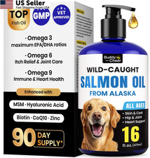 Wild Alaskan Salmon Oil for Dogs Cats 16 FL.OZ, Multi-Fish