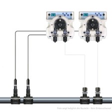 GT poolNova CHLOR/REDOX + PH automatische Dosieranlage für Schwimmbäder/Pool