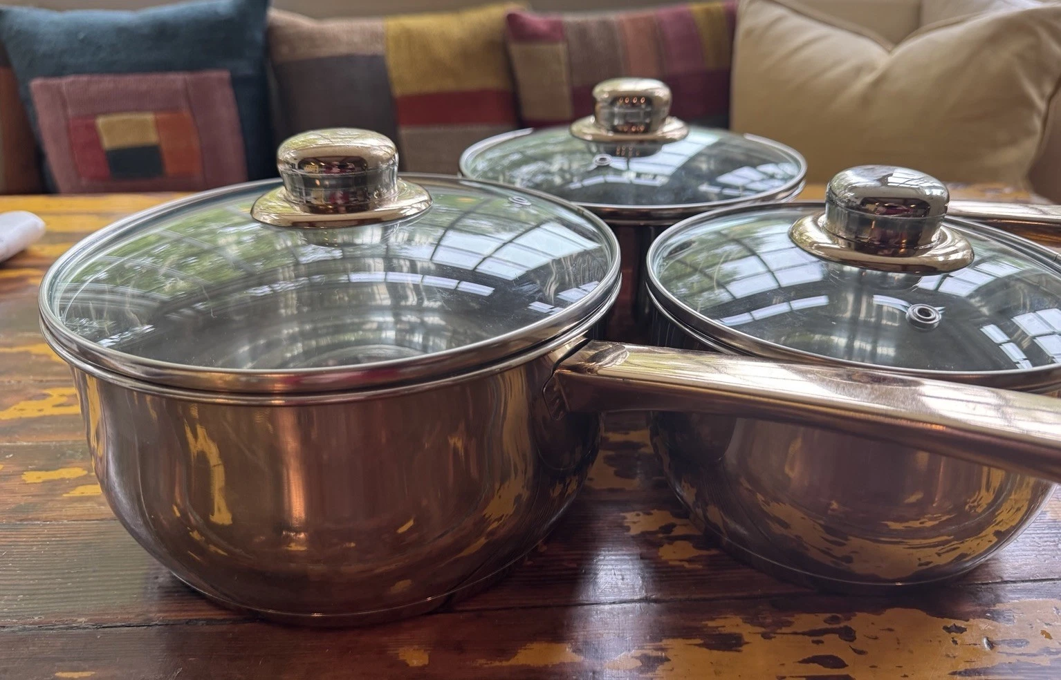 8-Piece Pots and Pan Set, Freedom Premium Stainless Heavy Bottom Glass Lids A++
Opens in a new windo