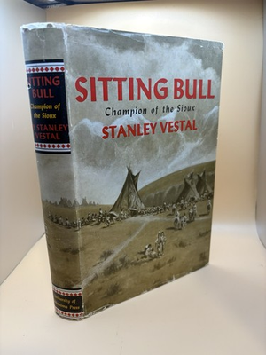 #ad Sitting Bull Champion of the Sioux Stanley Vestal 1957 1st Ed HC DJ Oklahoma $34.00