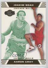 2007-08 Topps Co-Signers Gold Green 59/59 Aaron Gray Joakim Noah #100 6f8