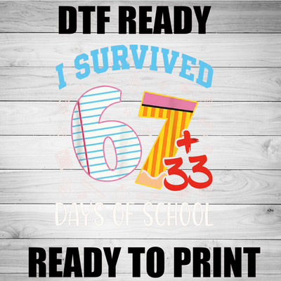 DTF Heat Transfer   Ready to Press, Full Color Design