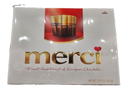 Merci Finest Assortment Of European Chocolates 23.8 Ounce Box, 8 Variety Flavors