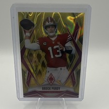 Panini Phoenix Parallel Brock Purdy #33 /199 49ers NFL Football Card 2025