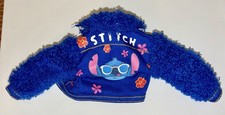Disney ILY 4ever  I Love Stitch Furry Blue Jacket for Doll  So Cute 