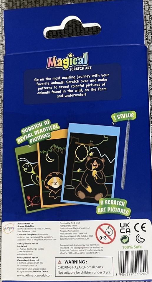 Skillmatics Magical Scratch Art Book for Kids Unicorns Princesses | eBay UK