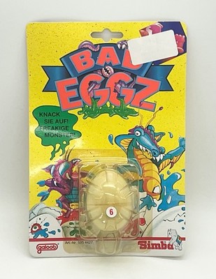 Galoob ,,Bad Eggz  # 6 ,, Simba  Blister  1992 Vintage ,,unbespielt in OVP,,
