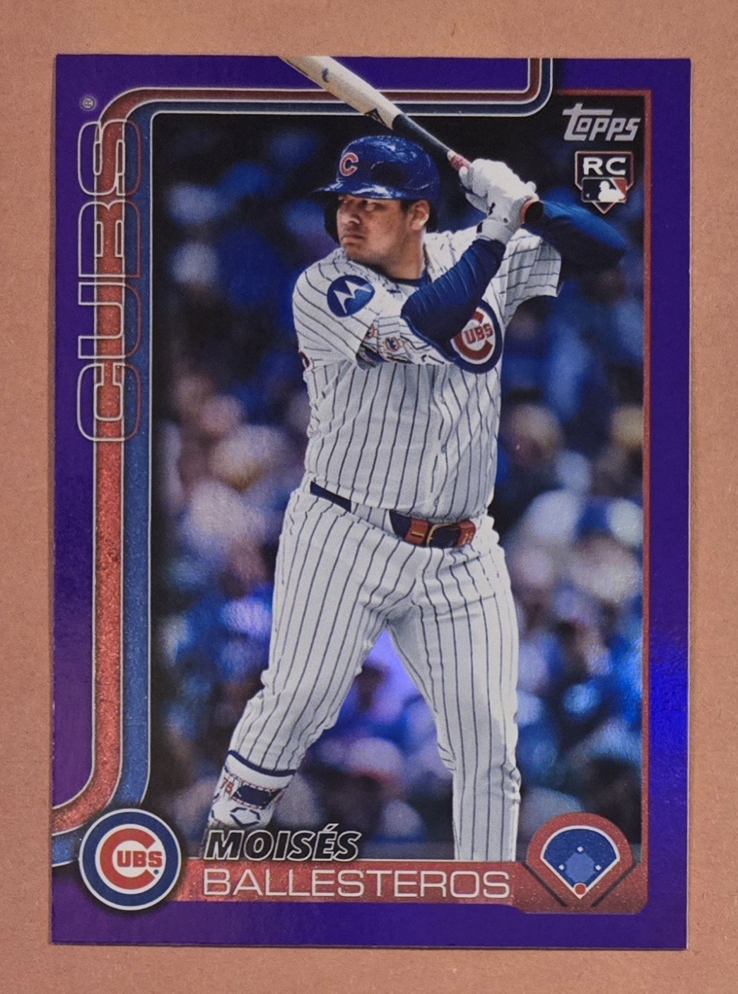 Moises Ballesteros 2025 Topps Update Purple Foil 247/250 Rookie RC Card #US262