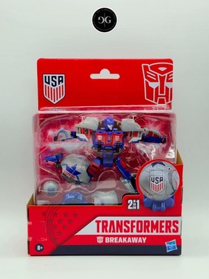 NEW! HASBRO x TRANSFORMERS Team USA Soccer | BREAKAWAY Soccer Ball Robot | NIB